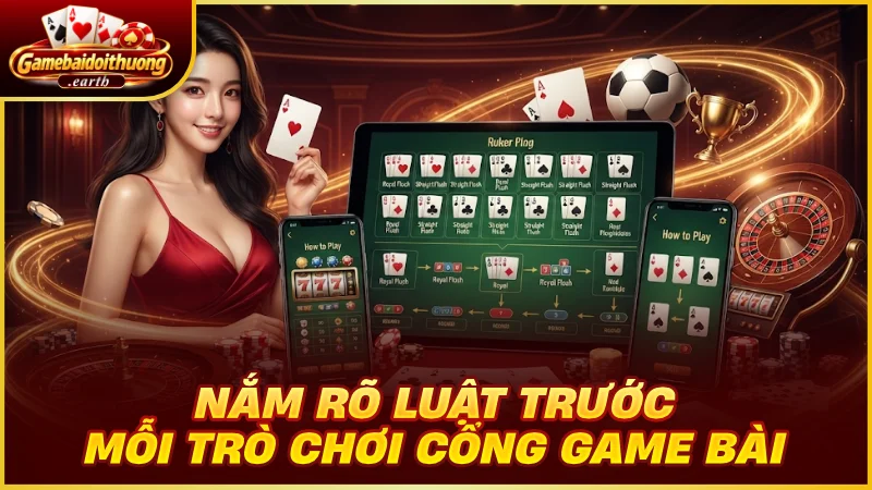 Nắm rõ luật trước mỗi trò chơi cổng game bài