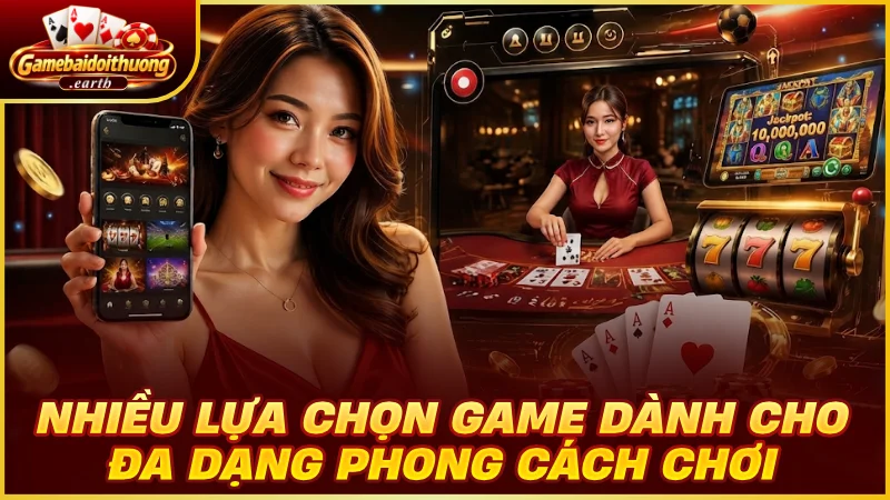 Nhiều lựa chọn game dành cho đa dạng phong cách chơi
